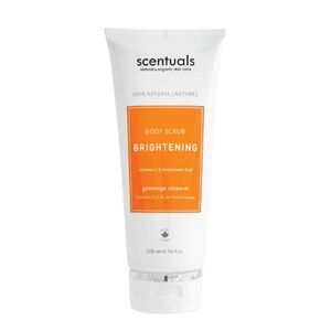 NWT Scentuals Brightening Body Scrub With Vitamin C & Hyaluronic Acid 6.76 oz